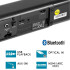 Barra De Sonido + Subwoofer Sharp Htsbw192 Rms 110w BARRA SONIDO SHARP SBW192 200W + SUB