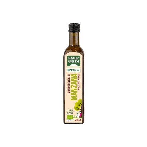Vinagre de Sidra de Manzana 500 ml Nature Green Vinagre Sidra Org 500cc Naturg
