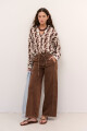 BLUSA HANNA ROCIO MARRON