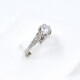 Anillo Antiguo En Oro 18K, Brillantes Y Diamantes Anillo Antiguo En Oro 18K, Brillantes Y Diamantes