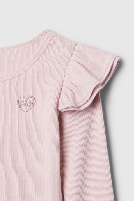 Remera Con Volados Logo Gap Toddler Niña Primitive