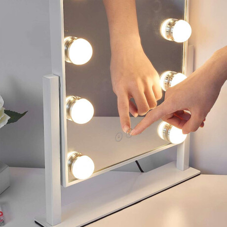 Espejo con luz led regulable para maquillaje chico Sc