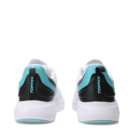 Championes Unisex Topper Stance 3 Blanco - Azul