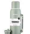 Termo Premium 1lt. Con base de Silicona Oliva