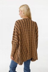 Sweater Oceano Camel/Negro