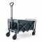Carro 4 Ruedas Plegable Playa Camping Exteriores 120 Kg Negro