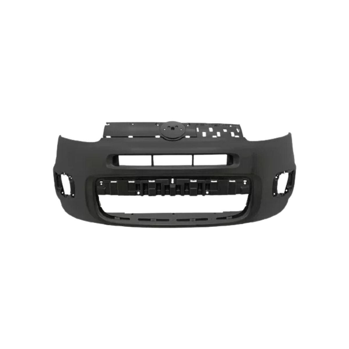 PARAGOLPE DELANTERO NEGRO LISO (CON AGUJERO PARA CAMINEROS) 