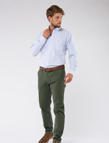 PANTALÓN SKINNY CON SPANDEX Verde Pino