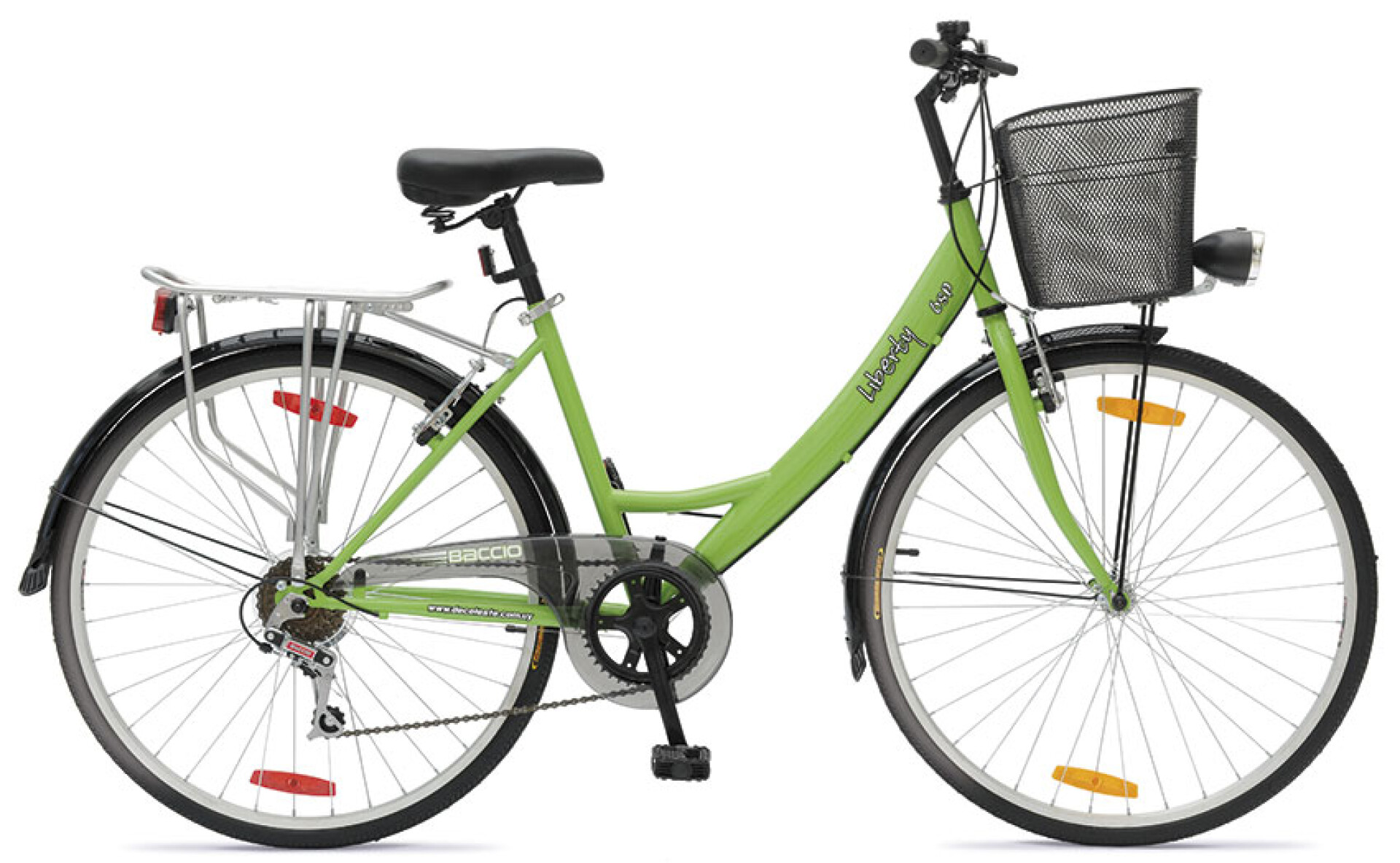 BICICLETA BACCIO R-26 6V LIBERTY Parrilla Reforzada - Sin color 