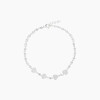 Pulsera en plata 925 con circonias y diseño de corazones Pulsera En Plata 925 Con Circonias Y Diseño De Corazones