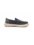 Mocasin suela beige alta AZUL