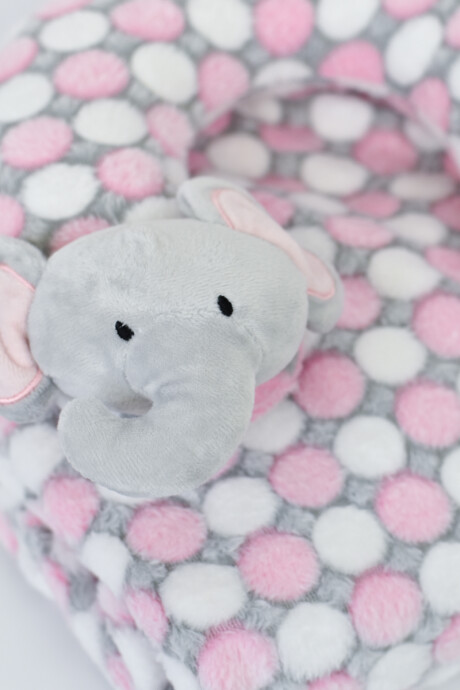 Manta con almohadilla para beb� Elefante