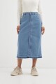 Falda denim midi JEAN MEDIO