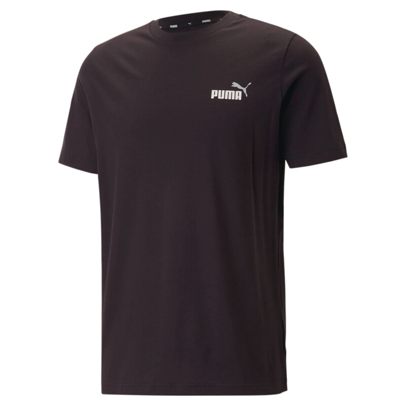 ESS+ 2 COL SMALL LOGO TEE Negro