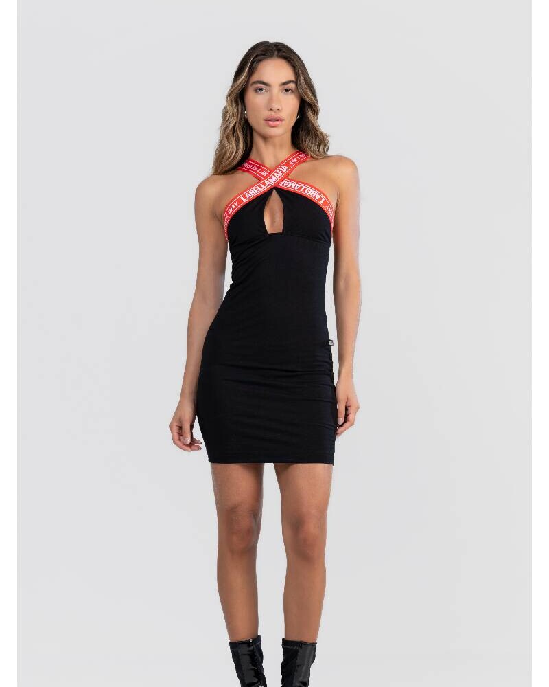 VESTIDO NEGRO LABELLAMAFIA Negro