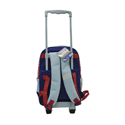 Mochila Infantil 3D con Carro Tafeta Grande 40 x 30 cm CHASE HAPPY AZUL