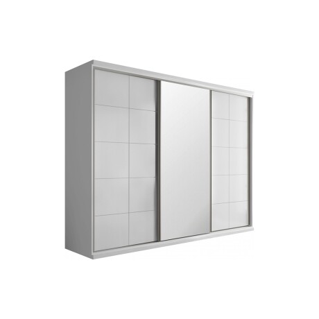 ROPERO PLACARD 3 PUERTAS CORREDIZAS MDF BLANCO SOUTH