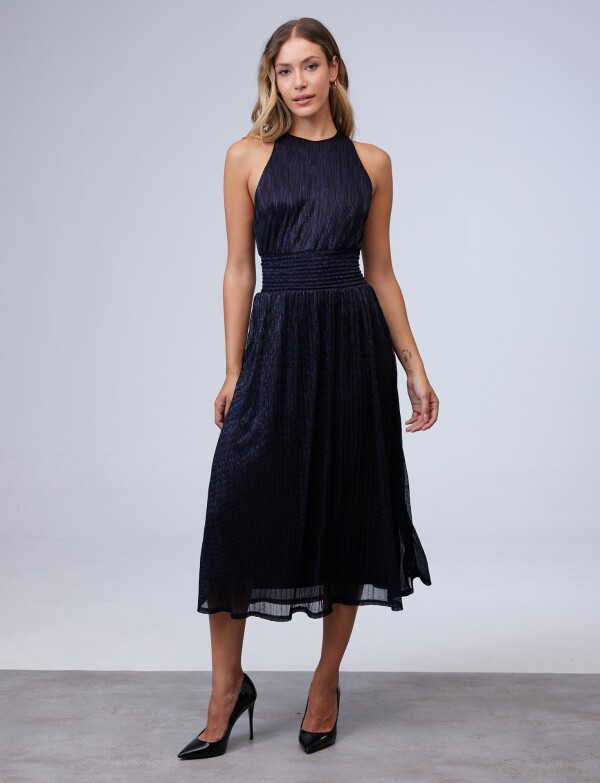 Vestido Lurex AZUL