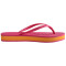 Ojotas de Mujer Havaianas Slim Rosado Electrico