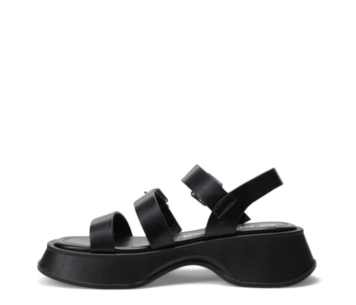 Sandalias de Mujer Miss Carol Sandalia BITOLA con hebillas Negro