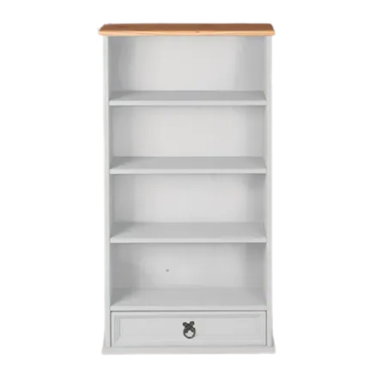 ESTANTERIA EN MADERA MACIZA - BLANCO 