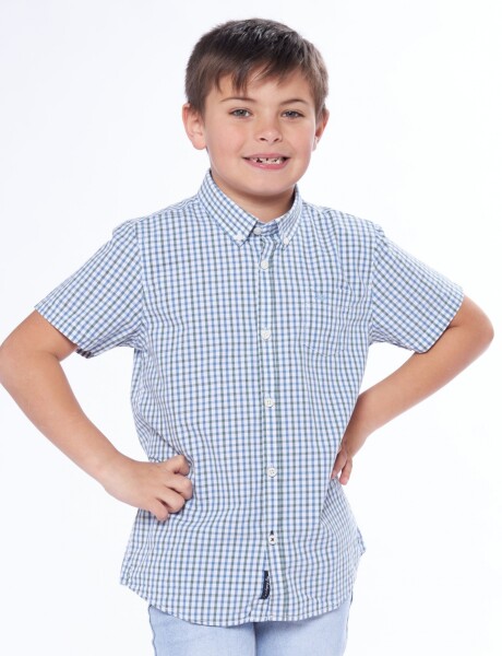 CAMISA CUADROS Azul