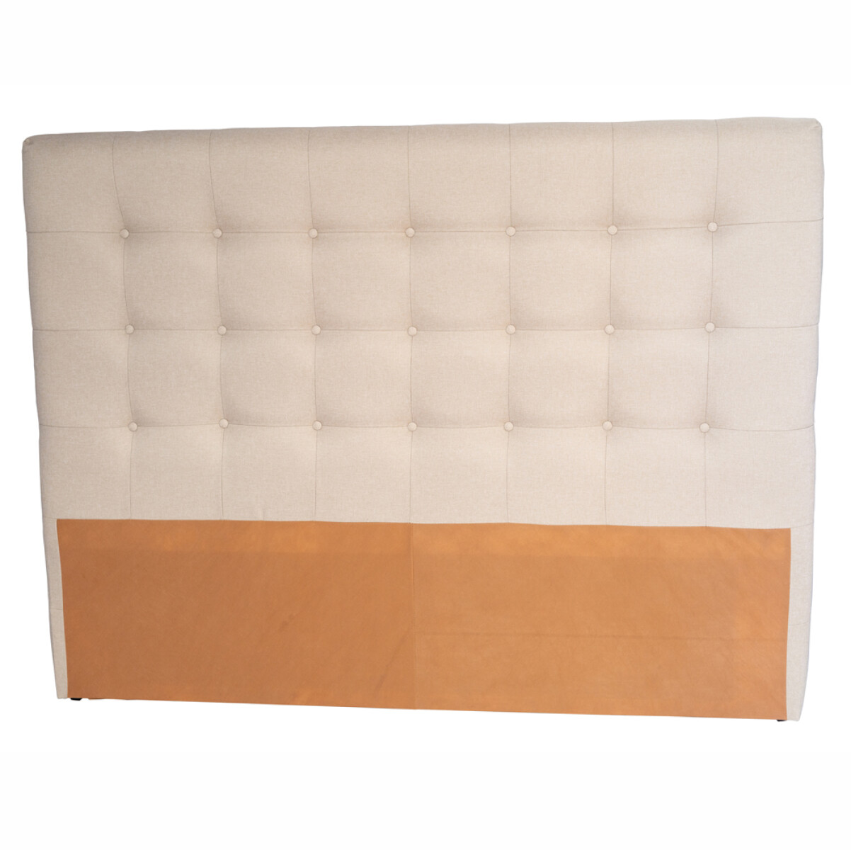 RESPALDO 2 PLAZAS (1.40 MTS) - TAPIZADO TELA BEIGE 