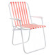 Silla De Playa Plegable Tubo De Hierro Rojo