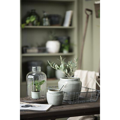CANDELABRO CERAMICA VERDE HILDA