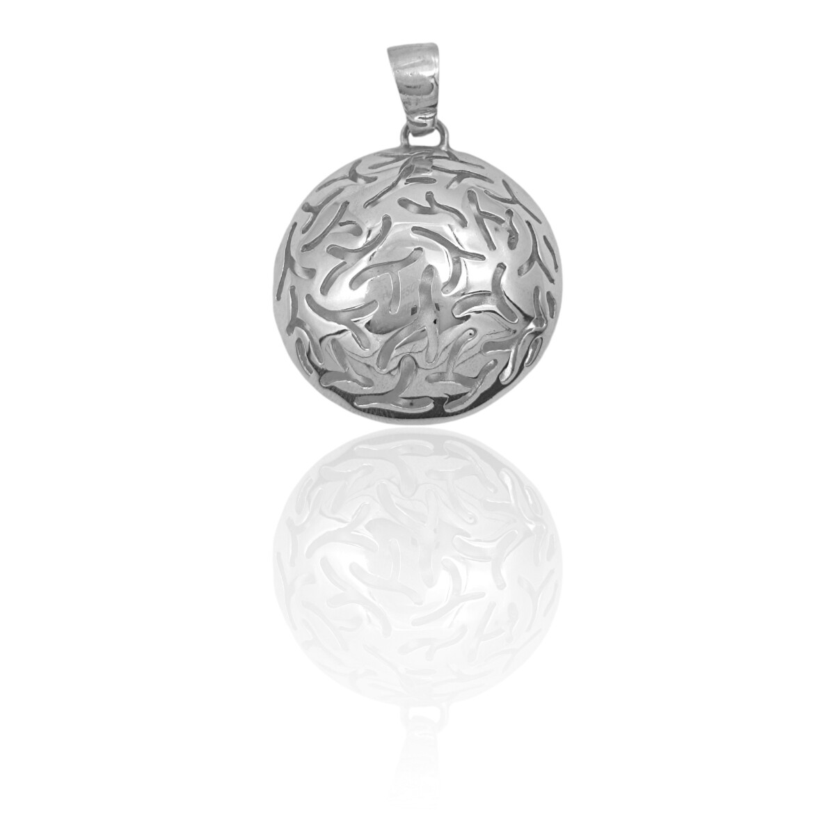 Dije Colgante Círculo-Plata 925 Inflada-Sin Piedra-CP3609 - sinpiedra 