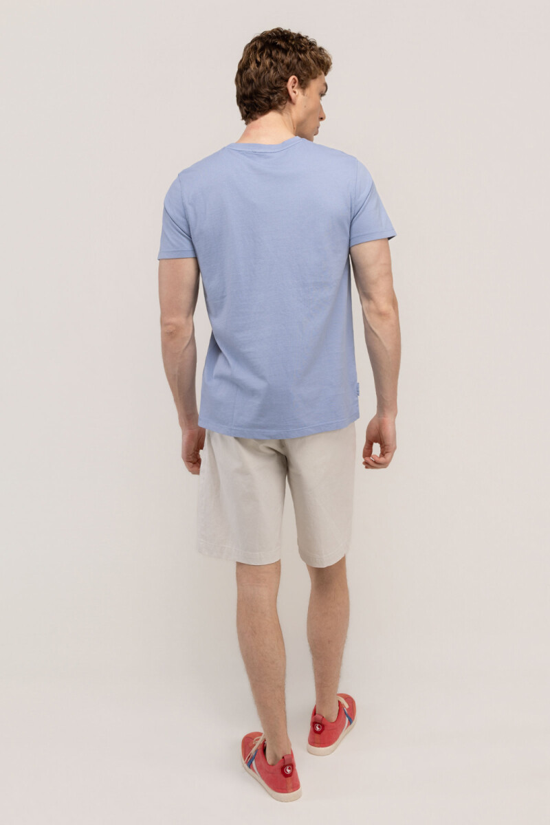 Camiseta Azul Medio