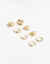 Sets Anillos Metal Sets 8 Anillos - Dorado
