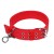 Collar Hebilla Nylon Perros Raza Grande 65 cm Ajustable Variante Color Rojo