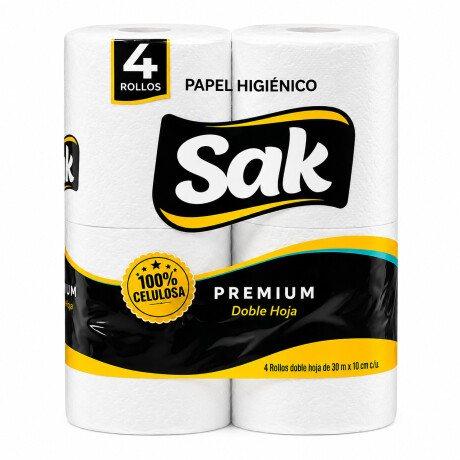 Papel higiénico Sak 30mts x 4 rollos doble hoja Papel higiénico Sak 30mts x 4 rollos doble hoja
