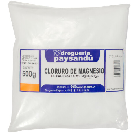 Cloruro de Magnesio Puro 500 g