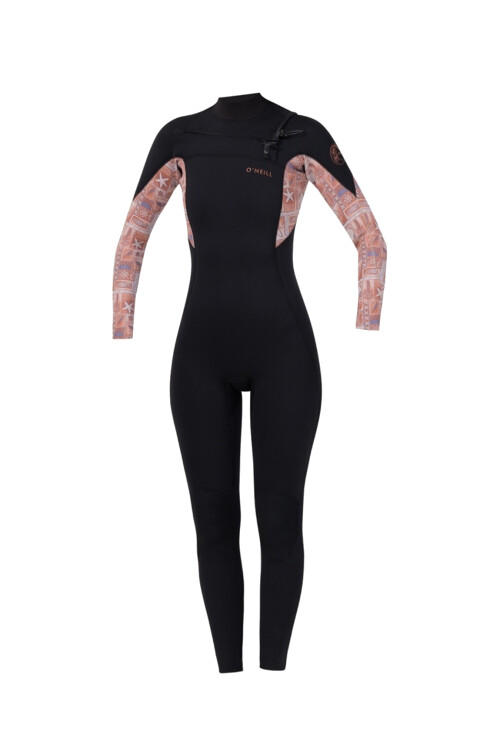 Bahia 3/2mm - Chest Zip Full Wetsuit - Tangerina Tile Bahia 3/2mm - Chest Zip Full Wetsuit - Tangerina Tile