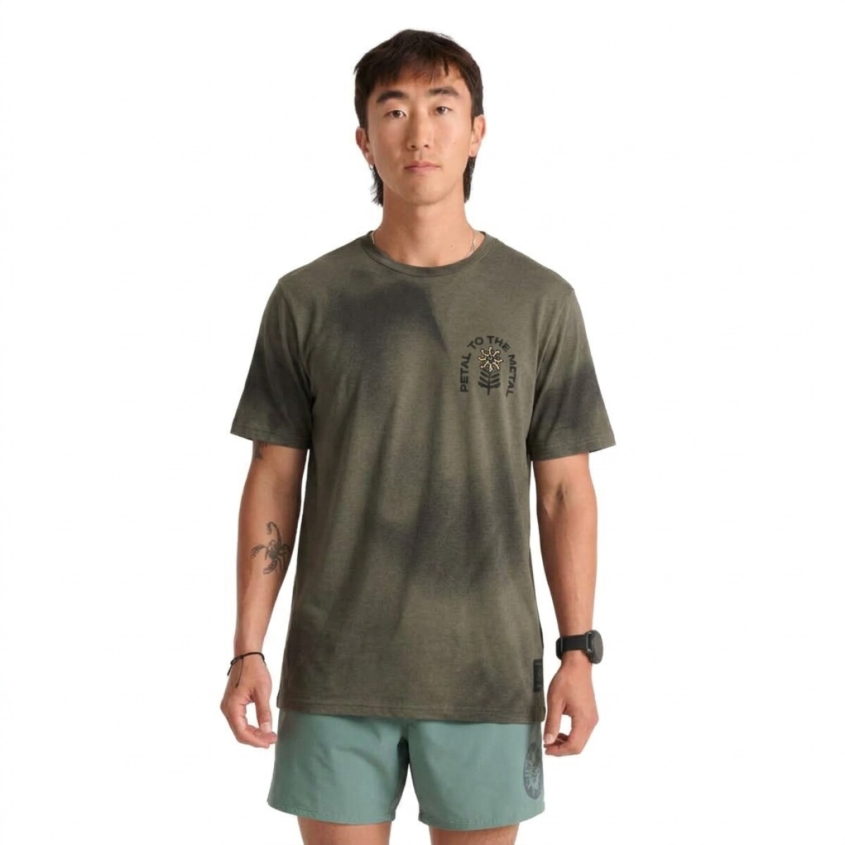 Remera Roark Mathis Tie Dye - Verde 