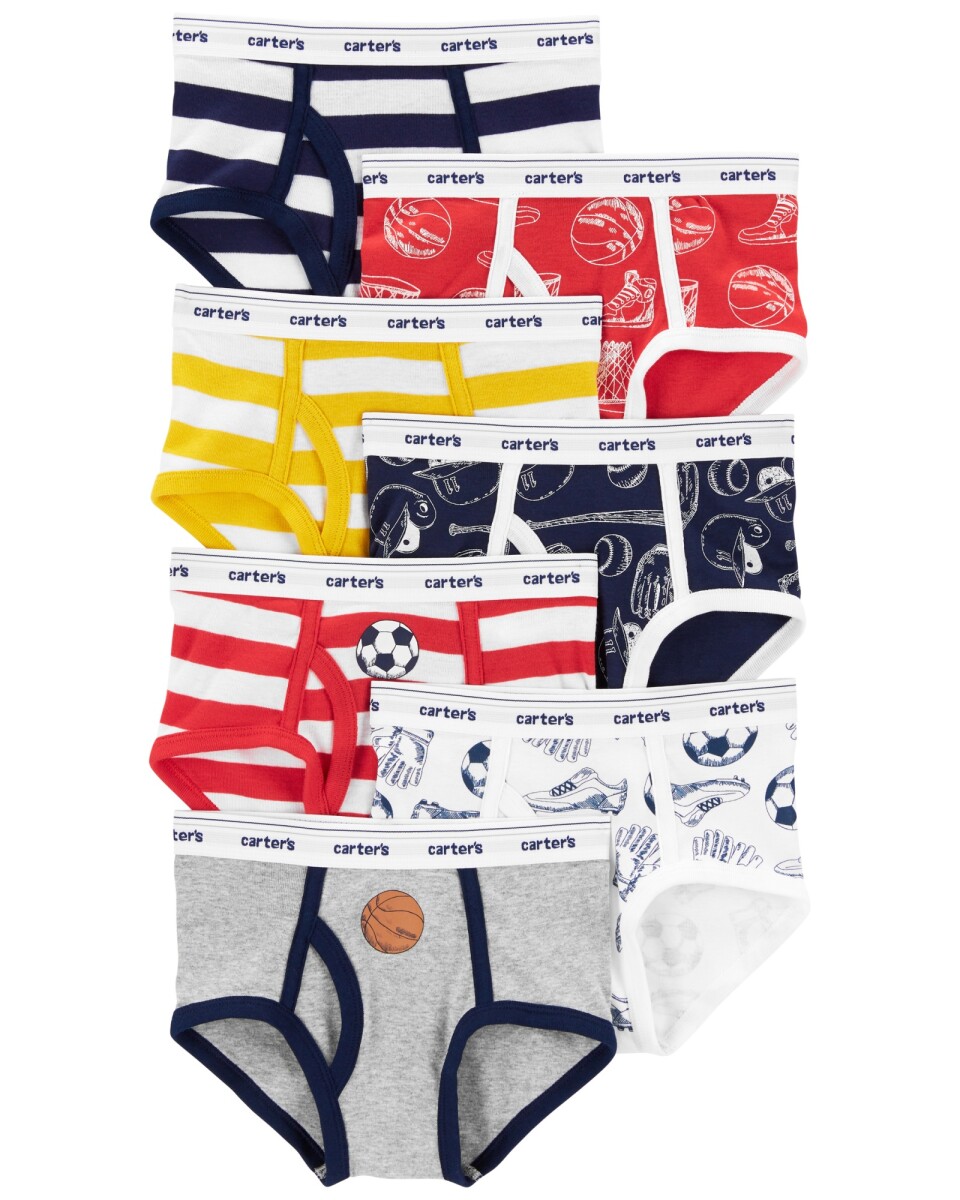 Pack siete calzoncillos de algodón 