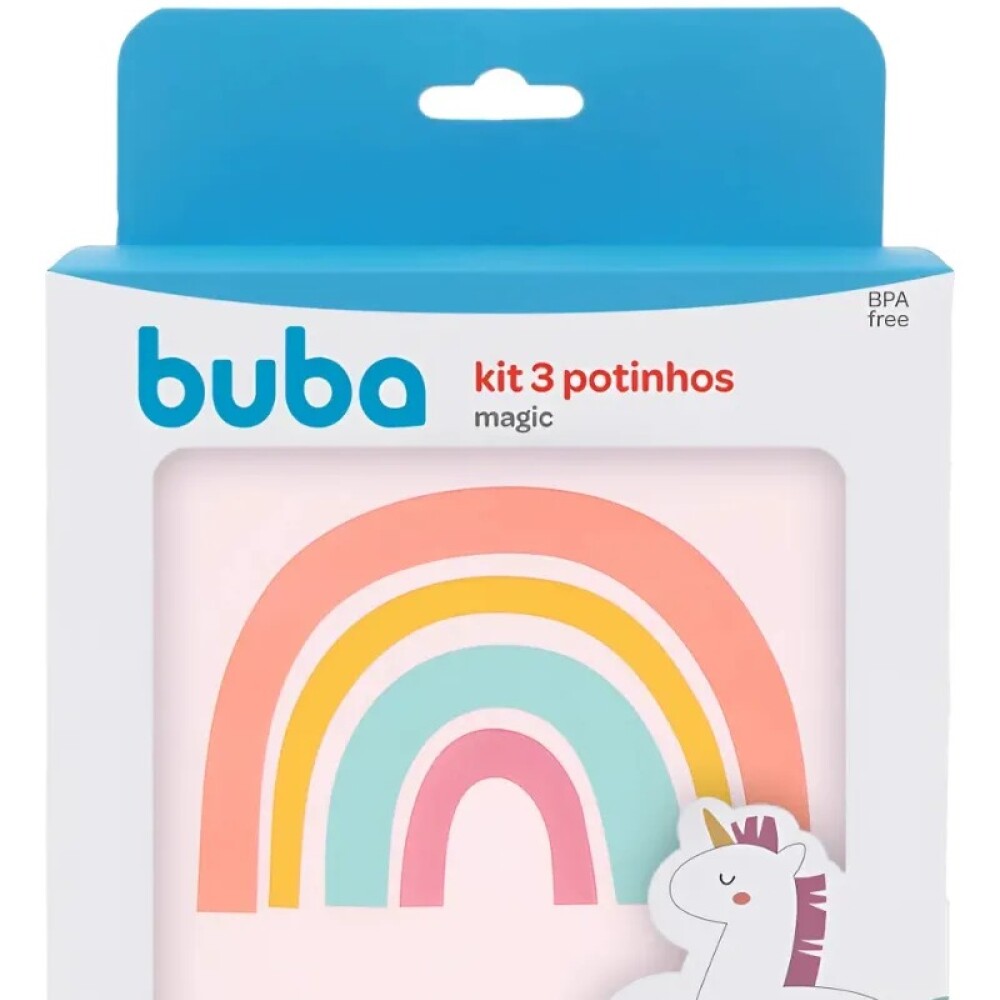 Set x3 tupper BUBA magic unicornio magic