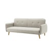 Sillón Cama Mìa en Tela Gris
