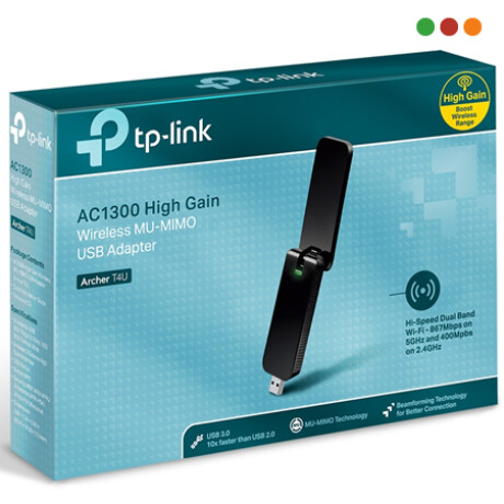 Red Inal - Adap. USB T4u 1200mb Wless Archer TP-LINK Red Inal - Adap. Usb T4u 1200mb Wless Archer Tp-link