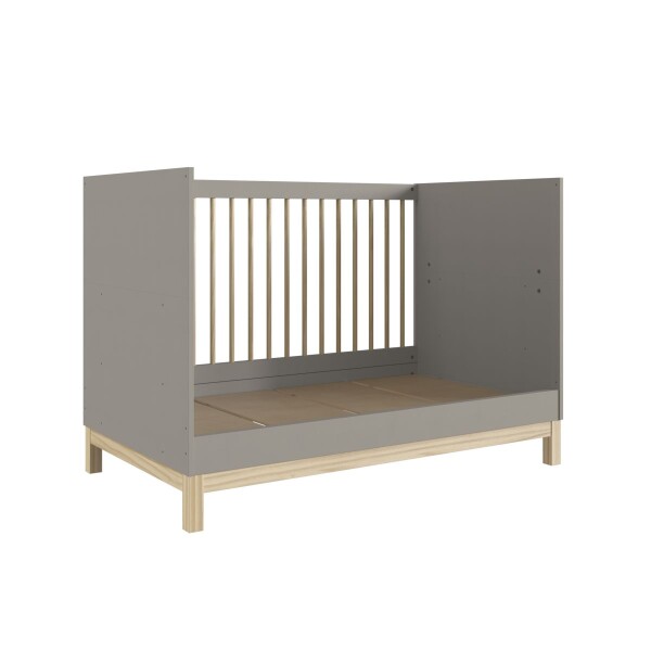 Cuna Lille 3 En 1 Cama Mini Colecho Barandas Patas CUNA BEBE LILLE 3 EN 1 GRIS