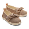 Sparkle Knit/Bow Tn Alpr Esp - Niños Gold