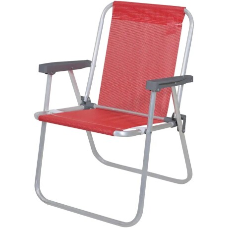 Silla Alta Aluminio Bel Lazy 71X53X54CM ROJO