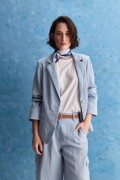 BLAZER TWIST Celeste Grisáceo