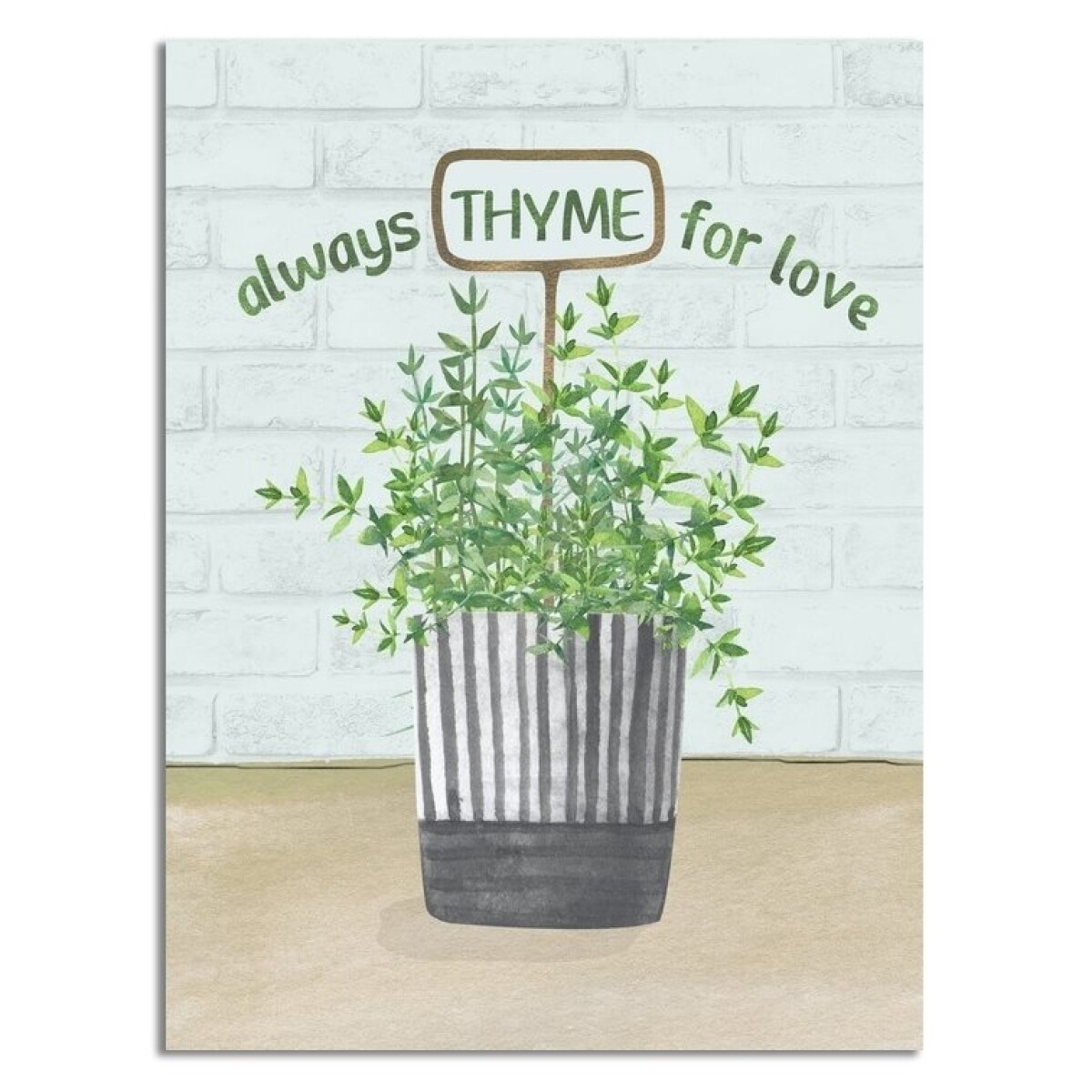 CUADRO CANVAS 30x40cm THYME 