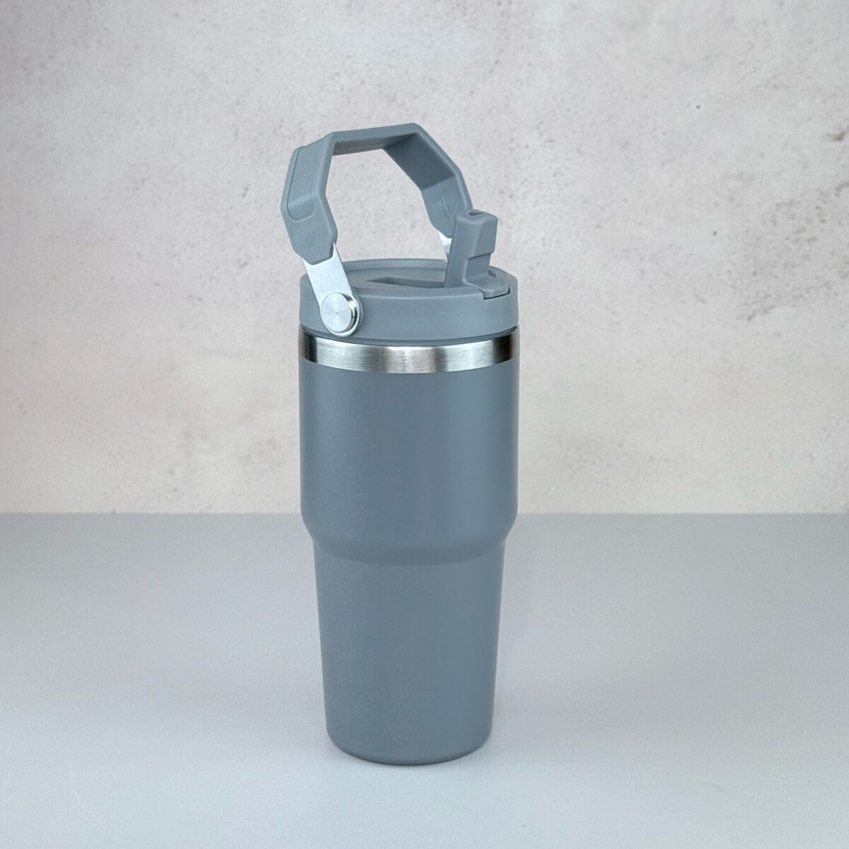 Vaso Térmico de Acero Inoxidable con Asa 600ML | Gris 