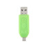 Lector Adaptador Otg Usb Memoria Múltiple Micro Sd 2 En 1 Variante Color Verde