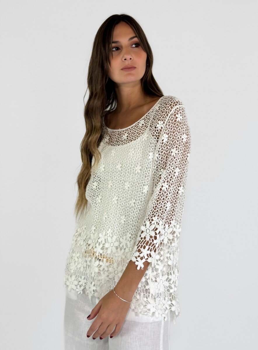 TOP BALLARO - BLANCO 