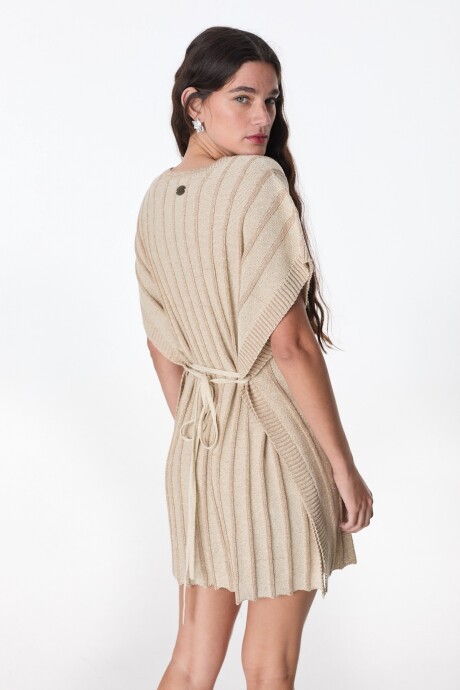 Vestido Destello Crudo/Beige